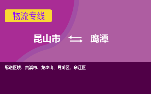 昆山市到鹰潭物流公司-昆山市到鹰潭的物流专线运费_回程车时效几天