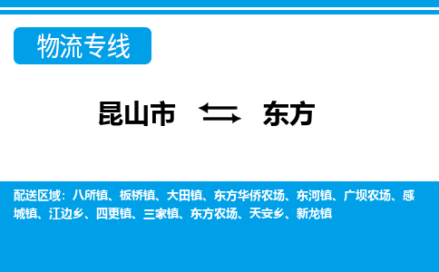 昆山市到东方物流公司-昆山市到东方的物流专线运费_回程车时效几天