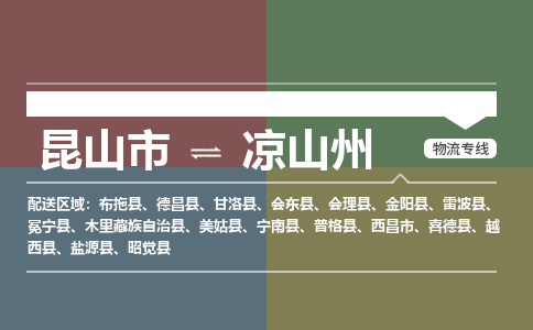 昆山市到凉山州物流公司-昆山市到凉山州的物流专线运费_回程车时效几天