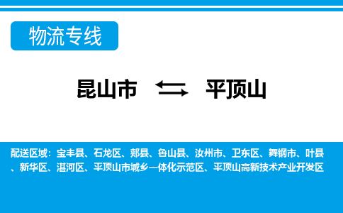 昆山市到平顶山物流公司-昆山市到平顶山的物流专线运费_回程车时效几天