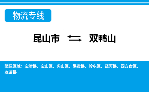 昆山市到双鸭山物流公司-昆山市到双鸭山的物流专线运费_回程车时效几天