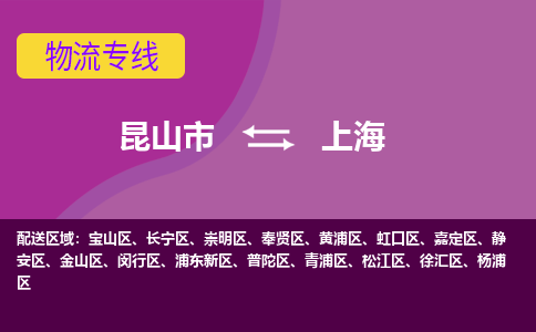 昆山市到上海物流公司-昆山市到上海的物流专线运费_回程车时效几天