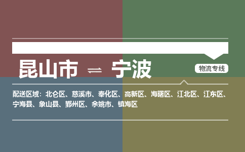 昆山市到宁波物流公司-昆山市到宁波的物流专线运费_回程车时效几天