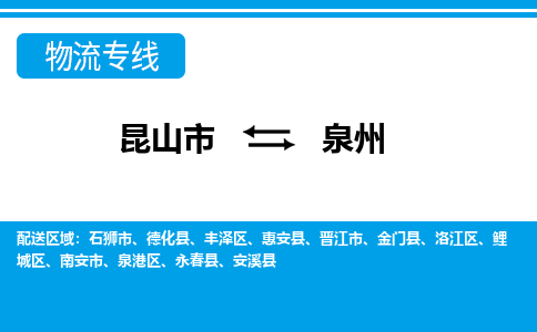 昆山市到泉州物流公司-昆山市到泉州的物流专线运费_回程车时效几天