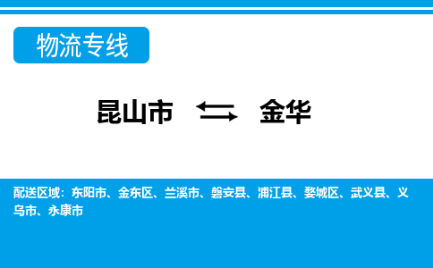 昆山市到金华物流公司-昆山市到金华的物流专线运费_回程车时效几天