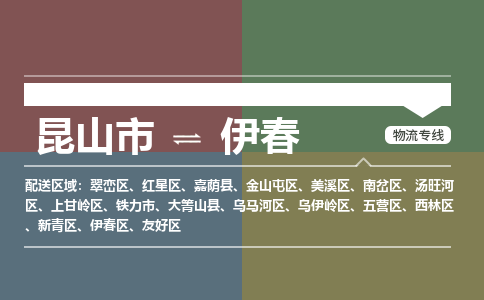 昆山市到伊春物流公司-昆山市到伊春的物流专线运费_回程车时效几天