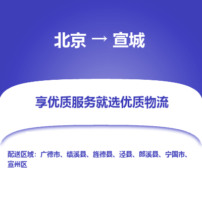 北京到宣城专线物流运输价格-北京到宣城物流公司