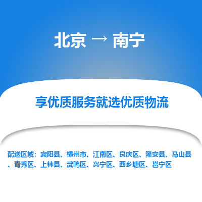 北京到南宁专线物流运输价格-北京到南宁物流公司